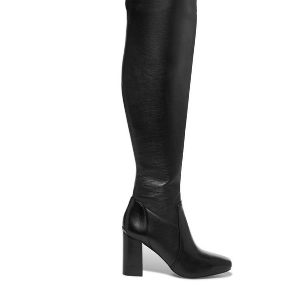 Michael Kors Chase leather over-the-knee boots - Picture 3 of 5